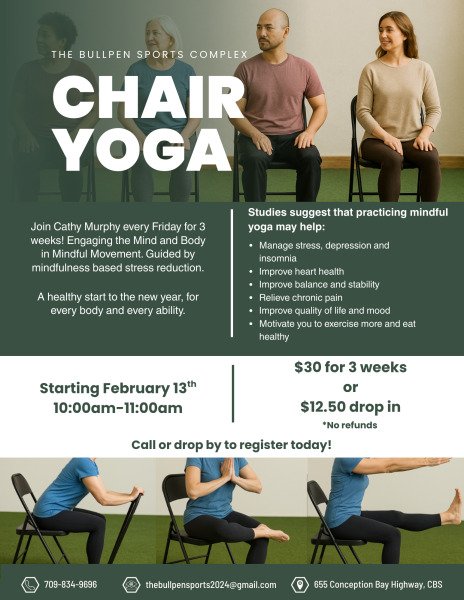 Feb Chair Yoga with Cathy Murphy